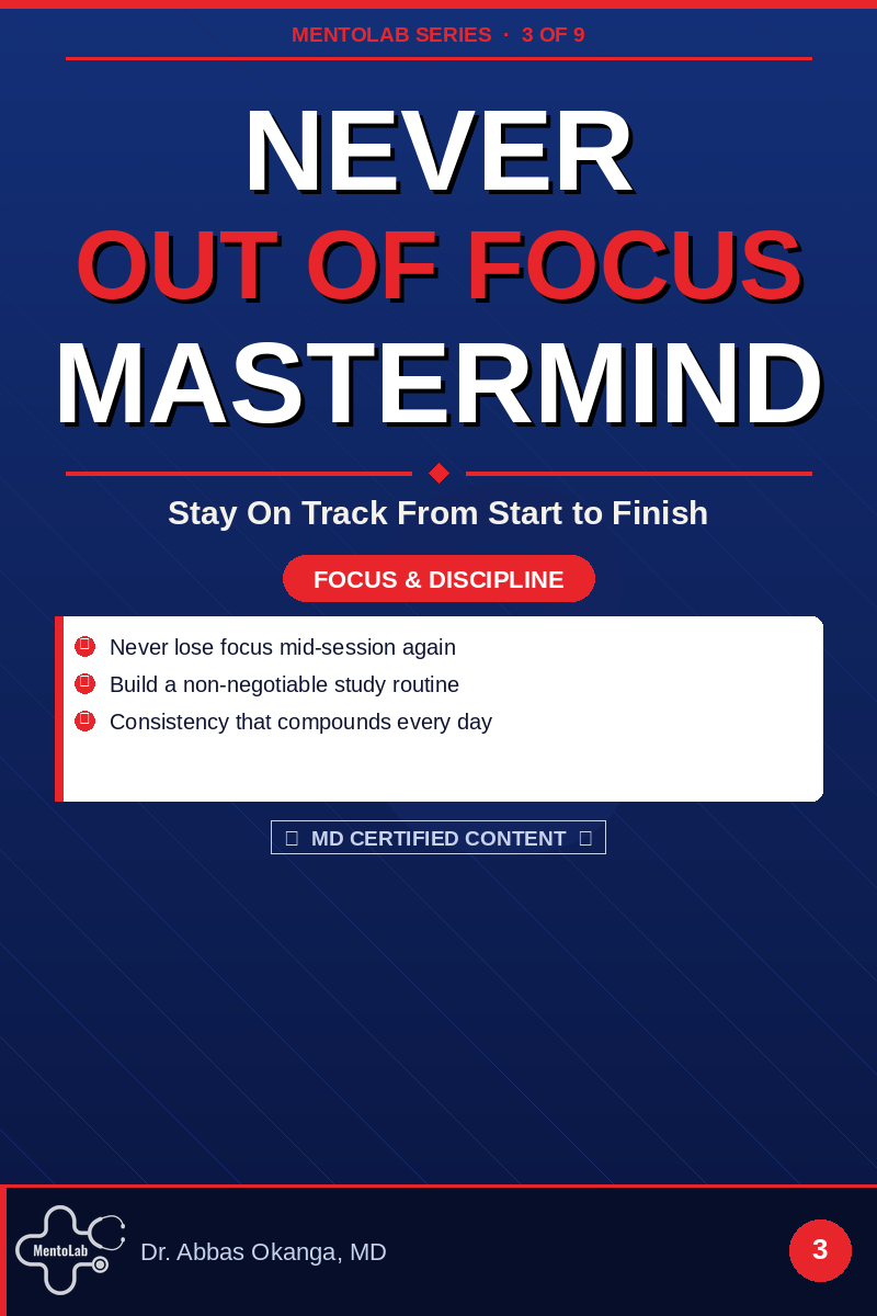Never Out of Focus Mastermind